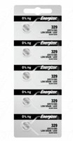Genuine Energizer 329 1.55V 39mAh Silver Oxide Watch Battery SR731SW, Pack of 5