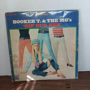 Booker T. & The MG's LP - Hip Hug-Her- 1967 Stax 717-STEREO Edge Apart Cover G+ - Picture 1 of 14
