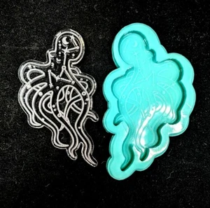 Glänzende KONSTELLATION und STERNE OKTOPUS Form-Harz Schmuck Handwerk Charm Zum Selbermachen - Bild 1 von 3
