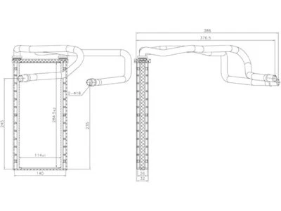 Núcleo de calefacción delantero para Land Rover LR4 2010-2016 64428 MMSK 2011 2012 2013 2014 Foto 1 de 2