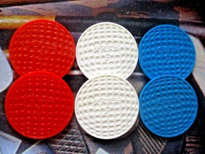 vtg - 6 pc lot - TITLEIST Golf Ball Marker- Poker Chip - Picture 1 of 2