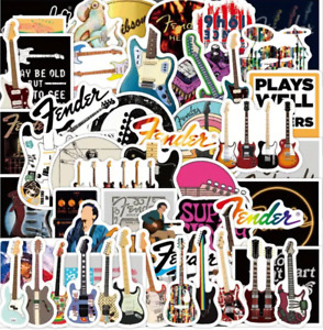 FENDER GUITAR STICKERS - 50 PCS - FREE SHIPPING 0026