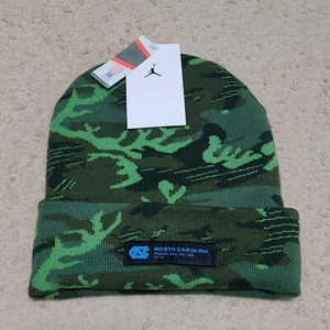 North Carolina Tar Heels UNC Jordan Salute Service Camo Knit Hat Beanie C-12081 - Picture 1 of 3