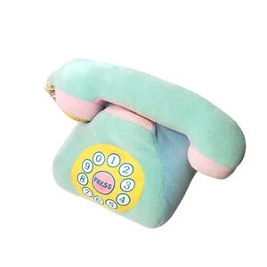 Eden Toys Plush Interactive Telephone Pastel Colors 7" Talking Collectibles - Picture 1 of 10