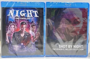 NIGHT FINAL CUT & Shorts - 2 Blu-ray Rare OOP Limited Ed SRS Cinema Horror NEW - Foto 1 di 2