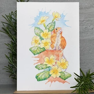 Wildlife Art Print Greeting Card - Picture 1 of 2