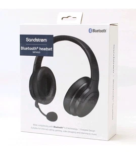 Sandstrom SBTHS25 Over-Ear Bluetooth Headset Headphones with Microphone (NR) - Picture 1 of 2