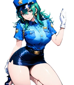 Officer Jenny Pokemon Waifu Sticker 6" Anime Car Decal Weatherproof - Picture 1 of 1