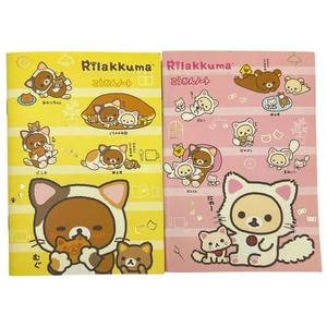 San-X Rilakkuma Cute Cats Good Bad News Mini Memo Notebook Journal Log Lot Of 2 - Picture 1 of 5