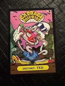 2024 Topps GPK Green Day Garbage Pail Kids Dookie Negro D-1 DISTORSIÓN - TED /199 - Imagen 1 de 2