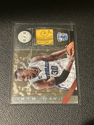 2013-14 Totalmente Certificado - Memorabilia David West #152 Totalmente Dorado BONITO PARCHE Foto 1 de 2