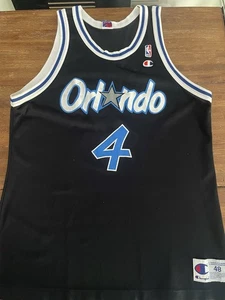 Champion Jersey Orlando Magic Size 48 Ron Seiklay Rare - Picture 1 of 4