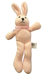 "Juguete de peluche Janie and Jack rosa pequeño 7,5"" conejito conejo 2004" - Imagen 1 de 5