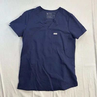 FIGS Womens XS Navy Scrub Top Technical Collection Medical - Image 1 of 4