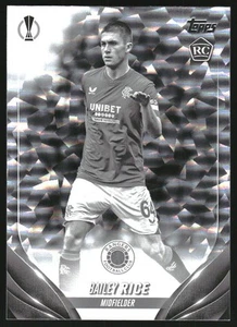 2023-24 Topps UEFA Club Competitions Black and White Icy #2 Bailey Rice /150 - Picture 1 of 2
