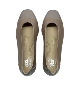 SAS Coco Damen-Ballerinas flach hautfarben Perlenleder Größe 7,5 W - Bild 1 von 6