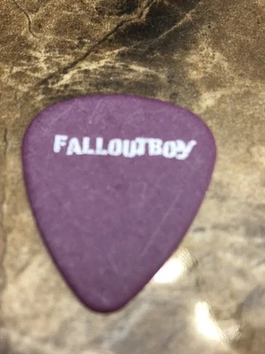 Fall Out Boy Pete Wentz Vintage Guitar Pick - 2005 From Under the Cork Tree Tour - Image 1 of 2