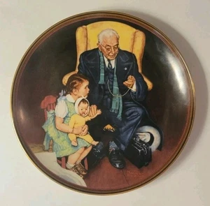  Piatto da collezione Norman Rockwell "Tender Loving Care" 1988  - Foto 1 di 2
