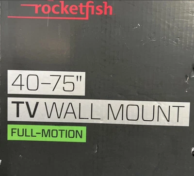 Rocketfish Full-Motion Tilts & Swivels TV Wall Mount for Most 40"-75" RF-HTLF23 - Image 1 of 4