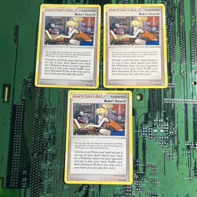 Bebe's Search 109/123 Mysterious Treasures Pokemon Card Trainer Non-Holo 3 - Image 1 of 4