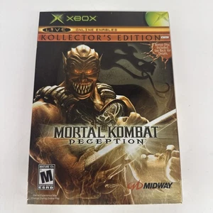 Mortal Kombat: Deception Xbox Baraka Kollector's Edition Complete CIB w/ Bonus - Picture 1 of 24