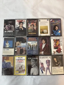 Lot 15 Vintage Cassette Tapes Pop Rock Jazz Classical Mixed Artists Albums - Picture 1 of 4