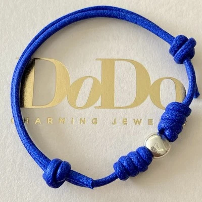Dodo Pomellato Bracciale Blu Royal Pepita Argento Unisex 100% Originale - Immagine 1 di 4