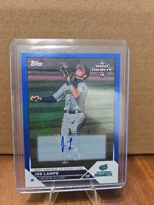 2023 Topps Pro Debut - Joe Lampe #PD-5 Blue Foil Autographs /150 (AU, RC) - Image 1 of 3