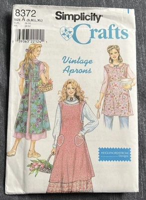 Simplicity Sewing Pattern 8372 Misses' APRONS sizes S-XL 10-24 Vintage Sryle - Image 1 of 2