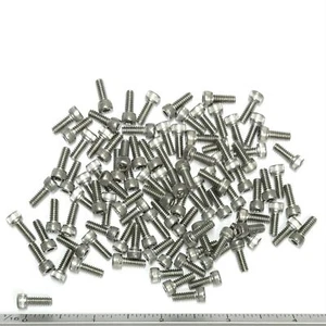 (PKG of 100) 6-32 x 3/8" Socket Head Cap Screw, 18-8 Stainless Steel - Picture 1 of 2