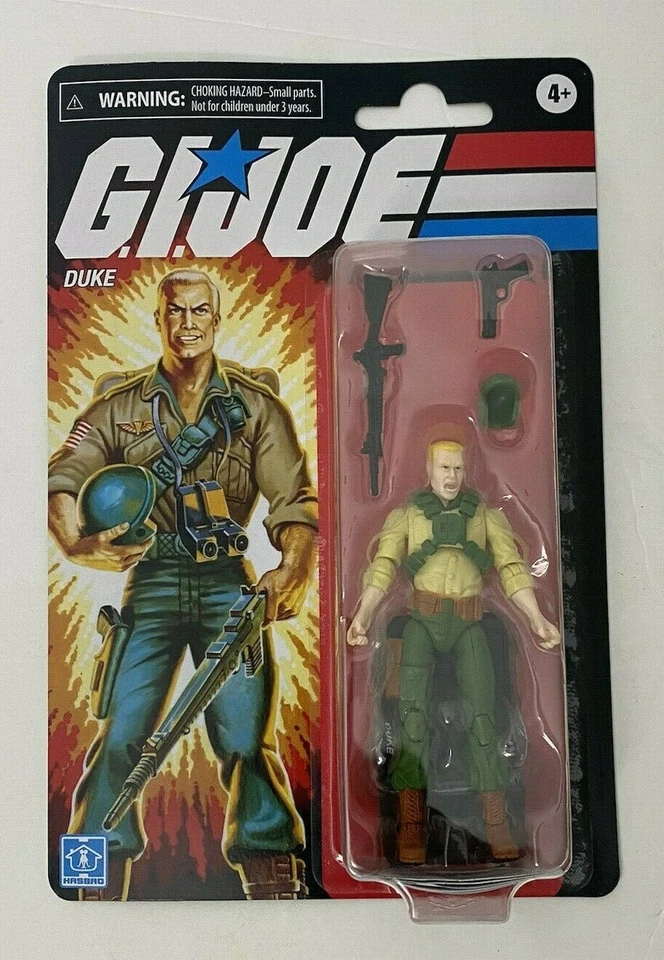 GI Joe Duke Retro 3.75" Action Figure 2020 Hasbro Walmart