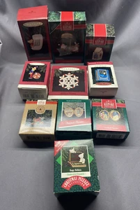 Lote de 10 Adornos de Colección Sello Guardián Cáscara de Nuez Madre Ganso Corazones Armonía 9 - Imagen 1 de 6