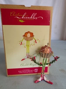 (Q)  PATIENCE BREWSTER KRINKLE HOLLIDAY Ornament CHOCOLATE NOUGAT - Picture 1 of 2
