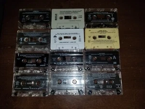 Lot Of 12 Assorted Cassette Tapes No J Cards Included All Pressure Pads Good❗ - Foto 1 di 3