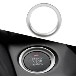 Silver Engine Start Push Button Ring Trim For Mazda 3 Axela 6 Atenza CX-5 - Picture 1 of 10