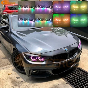 Para BMW Serie 4 F32 F33 F36 F82 F83 Concept M4 Estilo Icónico LED RGB Ojos de Ángel - Imagen 1 de 26
