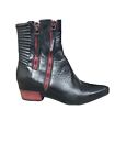 materia prima Biker Rocker Y2K italian leather boots
