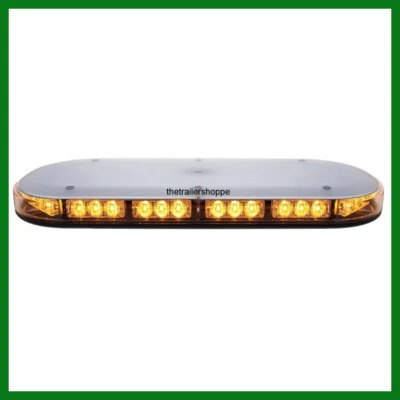 Mini barra de luz UPI montaje magnético ámbar intermitente estroboscópico 42 LED bajo perfil 36937 Foto 1 de 3