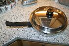 Seal O Matic 18-8 Cookware 10" Skillet Fry Pan Stainless Steel Usa Lid 3 Ply 