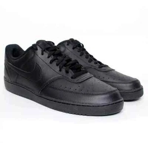 Nike Court Vision Low Triple Black Mens Shoes Size 13 CD5463-002 New - Picture 1 of 6