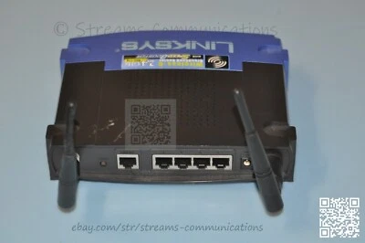 Linksys Wireless-G 2.4GHz Broadband Router w/4 (10/100) LAN-Ports 802.11g) - Image 1 of 4