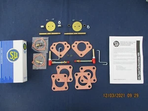 TRIUMPH 2000 HS6 TWIN SU REBUILD KIT CARBURETTORS WAXSTAT CONVERSION - Picture 1 of 4