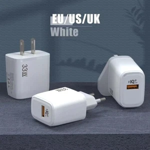 33W USB Fast Charger Plug 3.0A Charging Power Adapter QC3.0 Safety Protection - Photo 1 sur 14