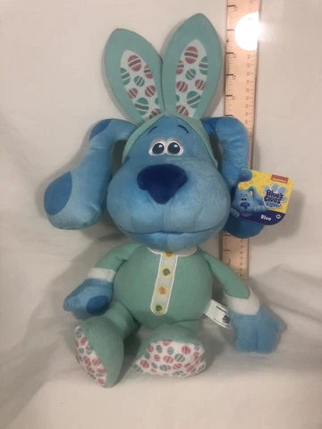 Blues Clues And You Plush Easter Bunny Blue WITH TAGS 2021 Nickelodeon NWT T39 Cover