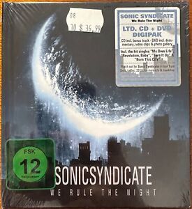 Sonic Syndicate, We Rule the Night, Brand New, CD/DVD, Unopened, Hardcover Book
