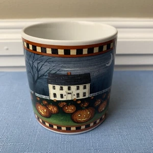 David Carter Brown By Sakura HALLOWEEN PUMPKIN HOLLOW Mug Cup 2001 GUC - Picture 1 of 6