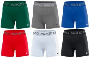 Nike Women's Pro 5" Shorts - Picture 1 of 20