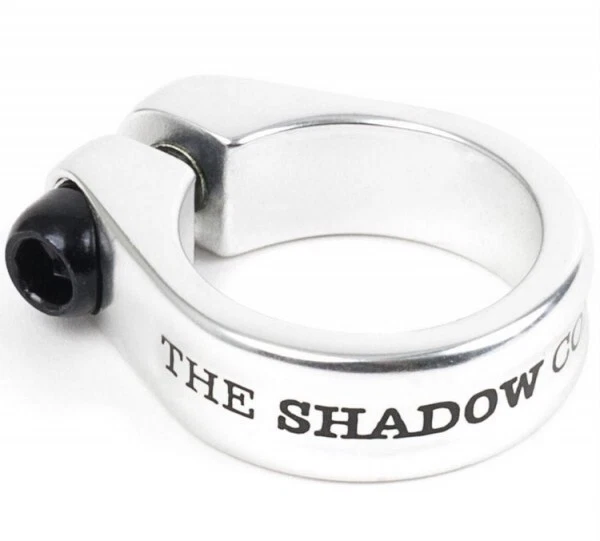 Abrazadera de tija de sillín Shadow Conspiracy, OLDSCHOOL SE BMX SLIM 1-1/8 GT PULIDO CRUDO NUEVO Foto 1 de 1