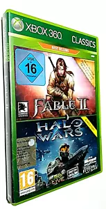 FABLE II + HALO WARS Xbox 360 - GIOCO AZIONE AVVENTURA DINAMICA - Foto 1 di 1