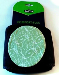 Rodilleras de jardinería gruesas 8 mm espuma Eva sajona Comfort-Flex negras/verdes rodilleras - Imagen 1 de 4